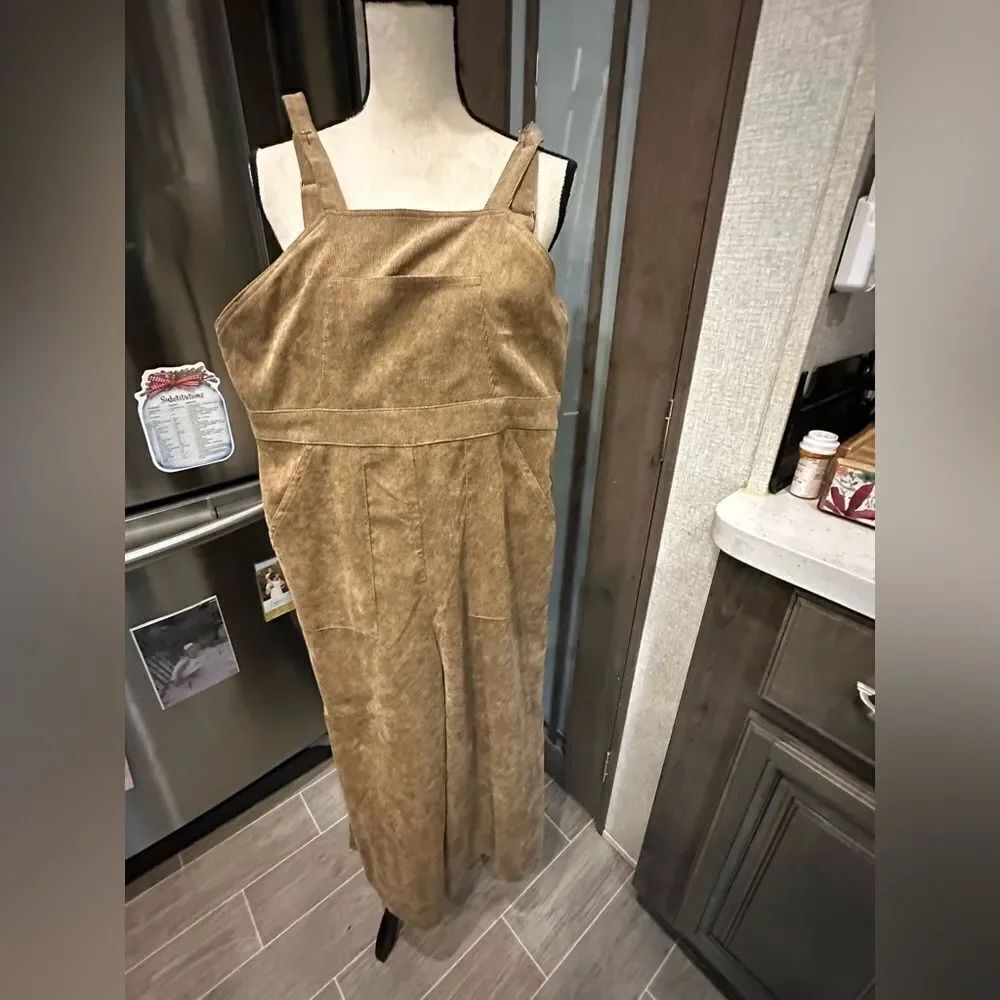 Flying Tomato Elegant Tan Romper